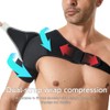 RUNZI Shoulder Stability Brace Adjustable Shoulder Support with Pressure Pad,