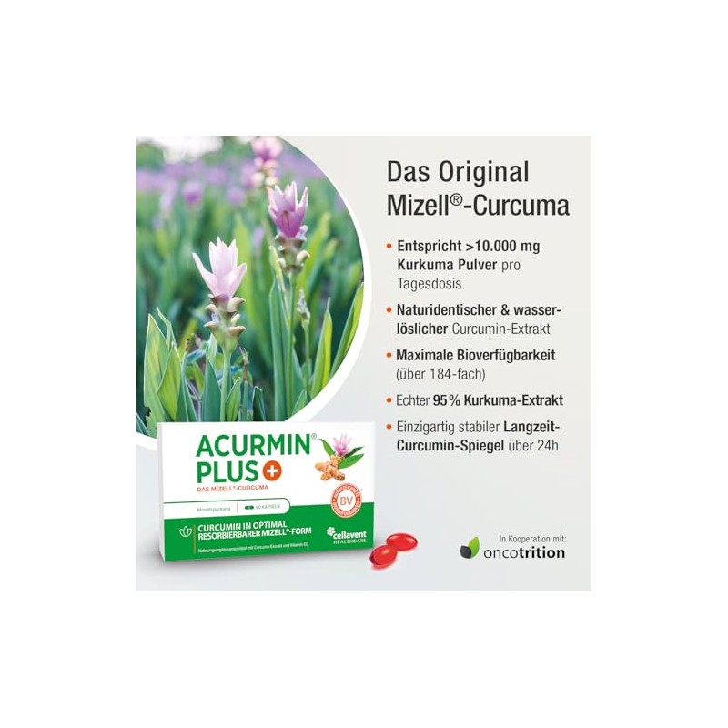 185 x More Effective Turmeric Capsules - 10,000 mg Turmeric