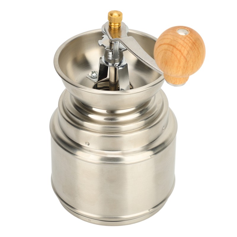 Manual Coffee Grinder Stainless Steel Solid Wood Hand Coffee Bean