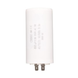 CBB60 Capacitor, 60uf ±5% 250VAC 50/60Hz 40/70/21 Round Run Start Capacitor, for Air Conditioner or AC Motor and Fan Starting