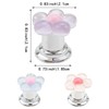 6 Pack Flower Shape Toilet Button Pusher, Toilet Tank Button,