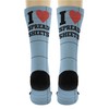 Accounting Socks I Love Spreadsheets 1-Pair Novelty Crew Socks