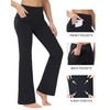 nuveti 27"/29"/31"/33"/35"/37'' High Waist Workout Bootleg Yoga Pants Tummy Control
