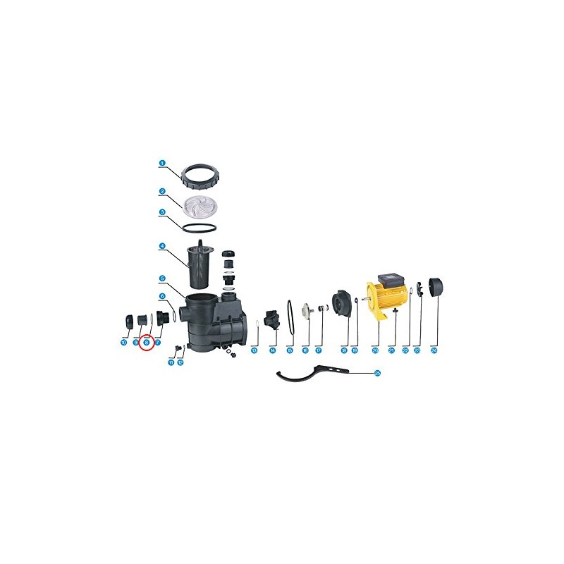SunSun HZS-550 750 Swimming Pool Pump Replacement Part, Seal 2
