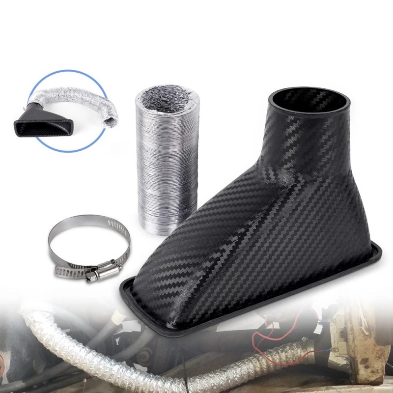 ANNX Universal Car Front Bumper Turbo Air Intake Pipe Air