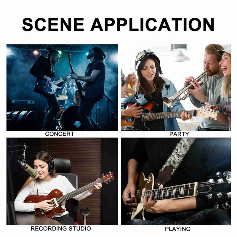 Electric Guitar Headphone Amplifier Amp 3.5mm Headphone Jack Aux In