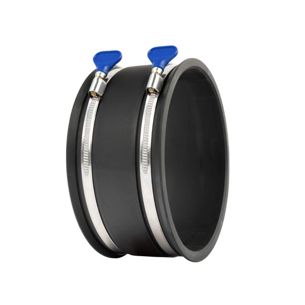 POWERTEC 70281 Dust Control Flex Cuff with Steel Clamps, 6-Inch