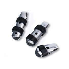 LYWBYJ Finger Splint,3PCS Finger Support Brace Finger Stabilizer for Broken Fingers Straightening Arthritis Knuckle Immobilization（Black