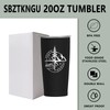 Compass Mountain Stainless Steel Mug 20oz, Vacuum Insulated Cup