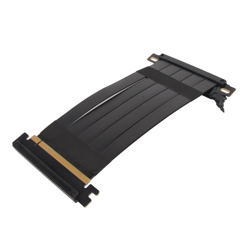 PCIE 4.0 X16 Riser Cable High Speed Flexible Double Sided