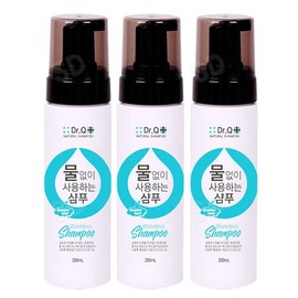 Dr. Q 3 x 200ml shampoo for washing without water / 물없이 감는 샴푸 200ml 3개 물없이 사용하는