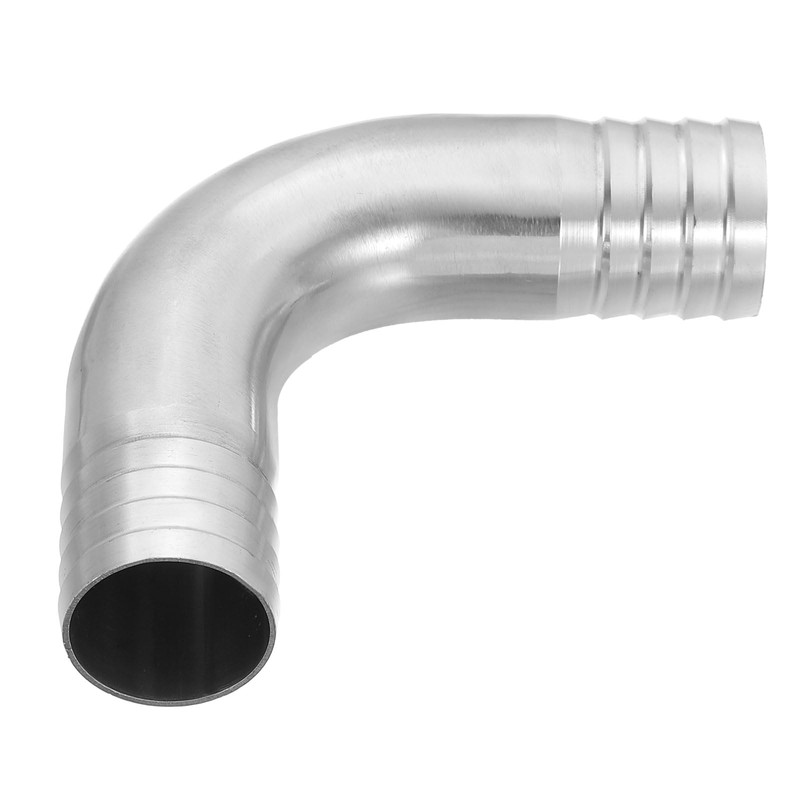 PATIKIL 90 Degree Elbow Hose Barb Fitting, 1 Inch, Stainless