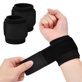 Ehuihuan Wrist Bandages, Pack of 2, Wrist Support, Wrist Guards, Breathable Wrist Brace, Adjustable Hand Bandage for Fitness, Strength Sports and Bodybuil