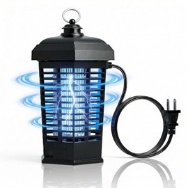 Bug Zapper Outdoor & Indoor, High Powered Mosquito Zapper, IPX4 Waterproof Metal Housing Insect Catcher, for Backyard Patio Garden