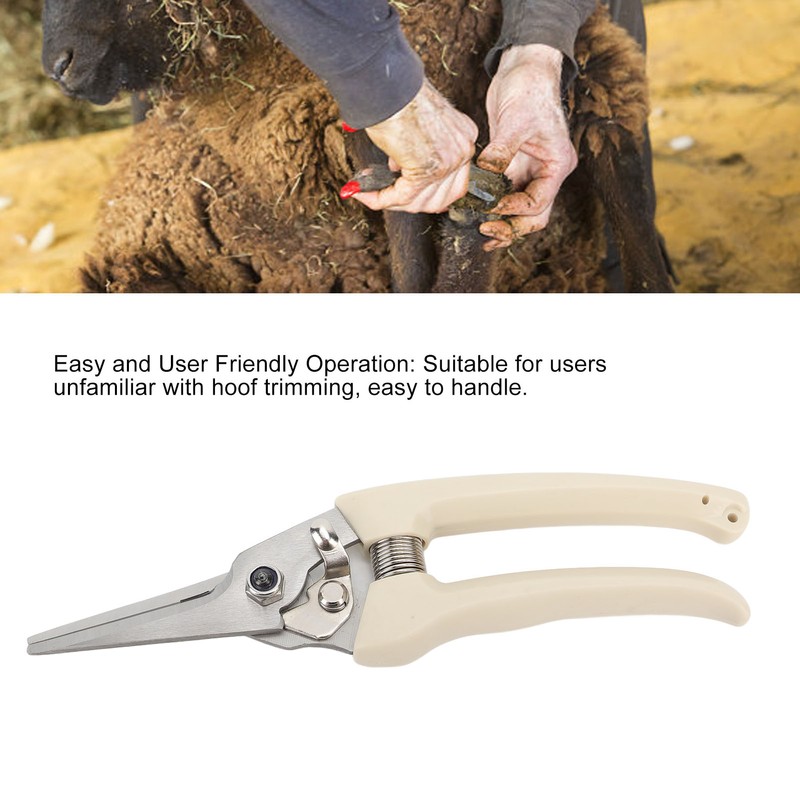Hoof Trimmer White Goat Foot Shears Stainless Steel Carbon Steel