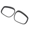 2Pcs Rearview Mirror Rain Eyebrow Frame Door Mirror Frame Trim