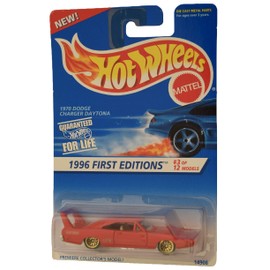 Hot Wheels 1970 Dodge Charger Daytona [Gold Wire Wheels], red