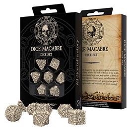 Q-Workshop DMR3G Dice Macabre Dice Set (7)