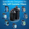 36 Pcs 406/407 Filter Media Canister Filter Maintenance & Replacement