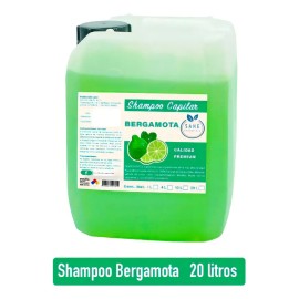 Shampoo Bergamota Natural Sane Crecimiento De Cabello 20 Lt