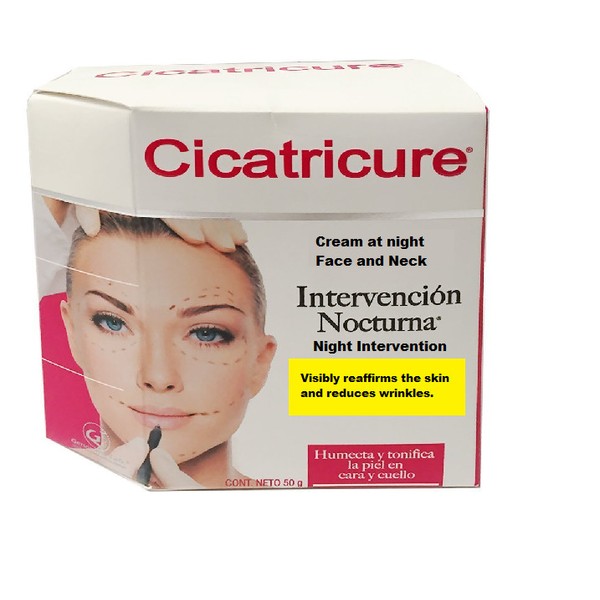 CICATRICURE: Night Intervention CREAM// Take care of your skin whileyou sleep 