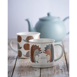 Price & Kensington Hedgehogs Assorted Fine China Mugs
