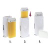 Kosmetex Honey Wax Cartridges, Wide, Hair Removal, Roll-On Wax Roller,