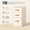 DIMJ Closet Organizers and Storage - Fabric Storage Bins with
