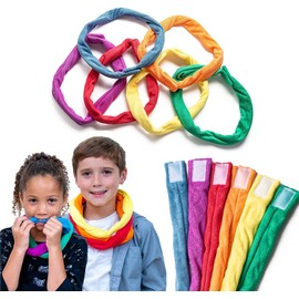 Special Supplies Chew Bands Necklaces 6-Pack Terry Cloth Super Absorbent Alternative to Chewing Shirts and Clothing