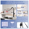Fapully Black Kitchen Faucet with Pull Down Sprayer,Touchless Motion Sensor