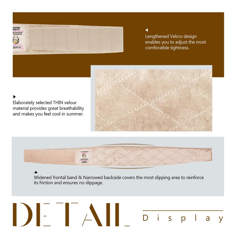 Dreamlover Dreamlover Wig Grip Band for Women, Nude, 2 Pieces