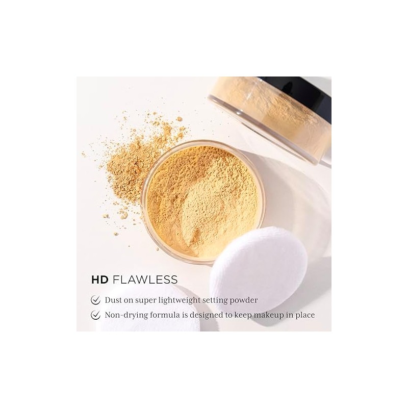 Absolute hd flawless setting powder - universal translucent