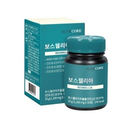 Nutricore Boswellia 1,100mg x 30 tablets x 2 boxes, 2 months supply / 뉴트리코어 보스웰리아 1,100mg x 30정 x 2박스 2개월분