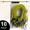 ANSIO Bungee Cords with Hooks 40"-100cm Pack of 10 UV-Resistant