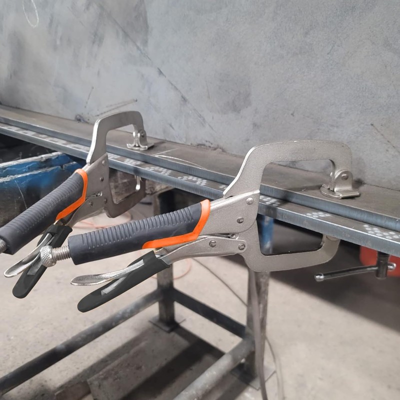 4 Pack 6 Inch C Clamp Locking Pliers,Locking C Clamp
