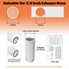 GCGOODS Portable Air Conditioner Window Seal Plates Kit for 5.9