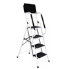 WiberWi 4 Step Ladder with Handrails 500 lb Capacity Step