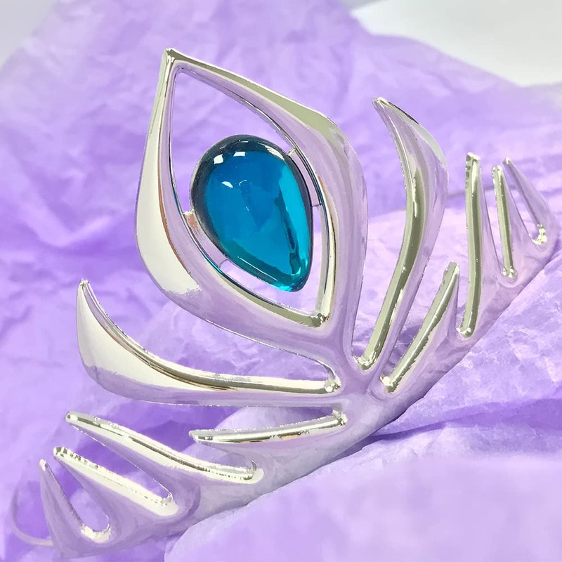 Kuzhi Princess Queen Elsa Coronation Crown (Silver)