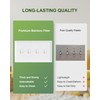 TREEWELL 2-Pack Quad Toggle Light Switch Cover Plate, White Decorative