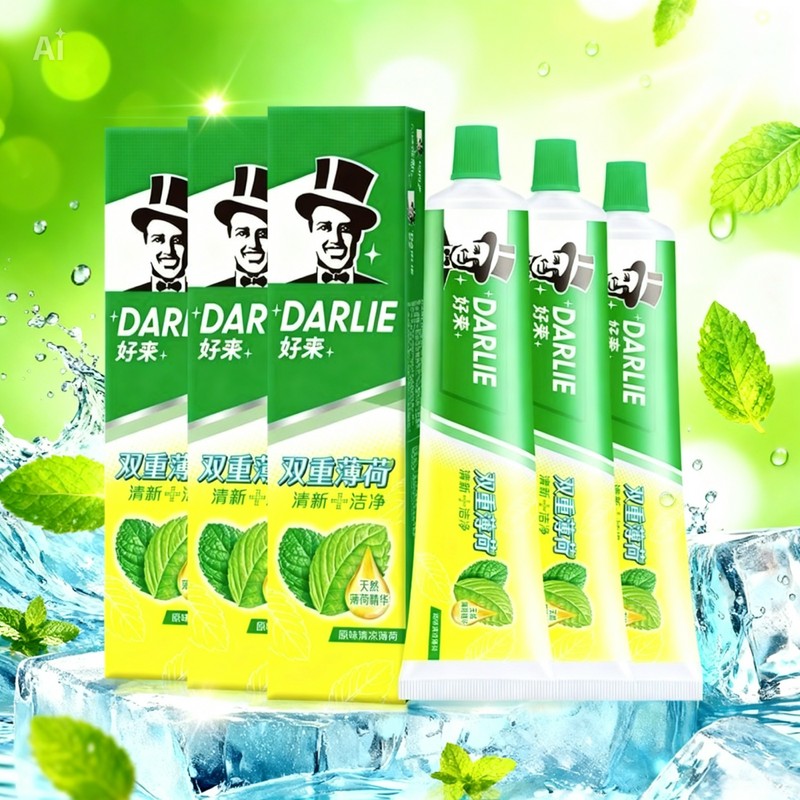 Darlie Double Action Toothpaste 225g (Imported Version) | Whitening Mint