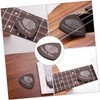 Exquisite 3 Pcs Leather Guitar & Ukulele Plectrums - Multipurpose