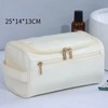 Travel Toiletry Bag with Hanging Hook, Zipper Pockets and Carry