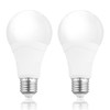 Radar Motion Sensor Light Bulbs, 5000K Daylight A21 E26 Base