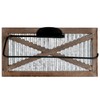 Autumn Alley Rustic Barn Door Paper Towel Holder - Country