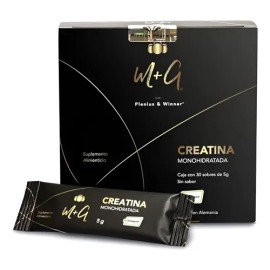 Creatina Monohidratada Creapure M+g Plenius 30 Sobres De 5g Sin Sabor