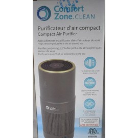 comfort zone NEW IN BOX COMFORT ZONE CLEAN MINI AIR PURIFIER IN BLACK
