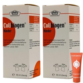 Colibiogen Children's 2 x 50 ml I Naturopathic Preparation with Fermentation Filtrate | Support for Children I Intestinal Health I Digestive System I Economy Set Plus Pharma Perle Giveaway