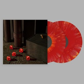 Five Dice, All Threes - Red/Orange