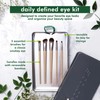 EcoTools Daily Defined Eye Makeup Brush Kit, Travel Friendly, Versatile