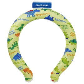 Skater Cool Ring Reusable Neck Cooler for Women and Kids, Dinosaurus Picture NCL1-A